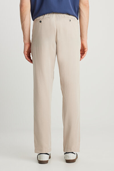 WRANGLER Normal Bel Regular Fit Taş Erkek Chino Pantolon W221266013 Chino Pantolon