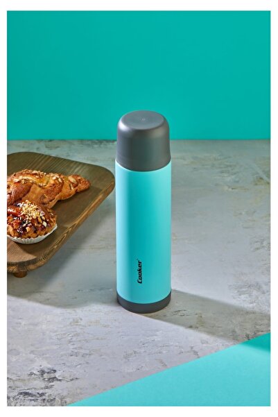 Elista Ckr2022 ترمس ستانلس ستيل 750 سي سي تركواز