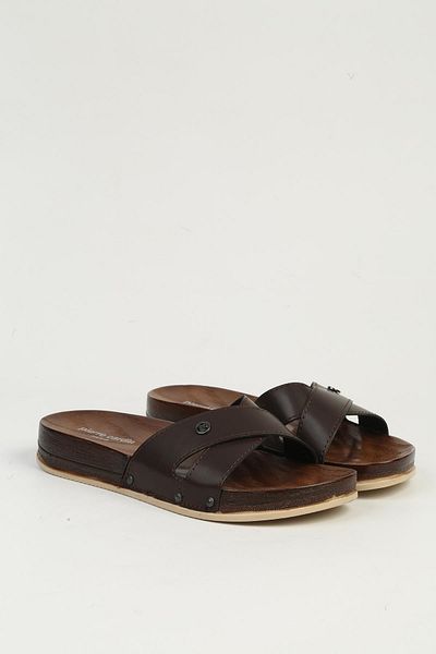Pierre Cardin Brown Women's Slippers Pc-7425