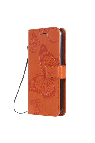 REDz Accessories Husă cu clapă, compatibilă cu Samsung A10e, portocalie, desi...