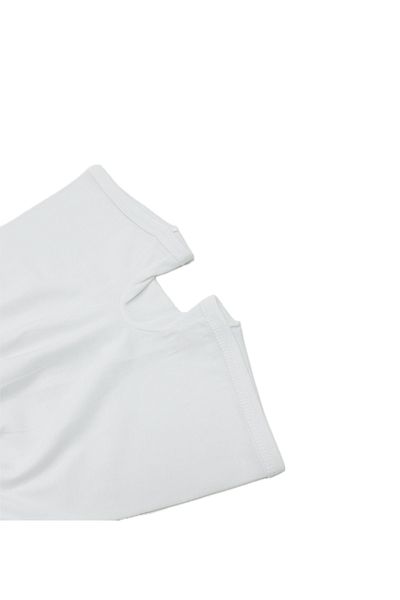 City Rose Fashion 6 - Pieces Cotton Roundneck Undershirt and Short Underwear Boy Set White