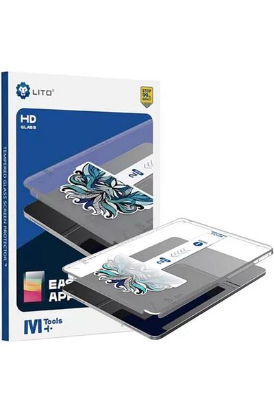 REDz Accessories M+Tools Lito Mounter Film, Apple iPad Pro 11” series (2020/2021/2022) 9H, Tempered Glass, Clear
