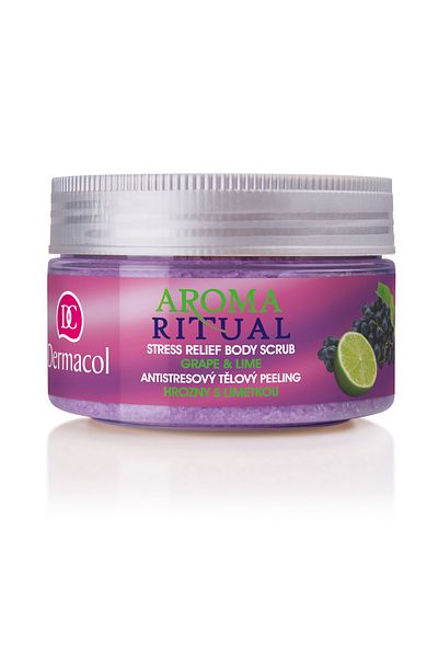 Dermacol Aroma Ritual Stress Relief Body Scrub - Grape and Lime