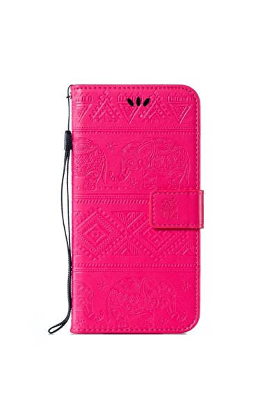 REDz Accessories Husă cu clapă, compatibilă cu Samsung M40 / A60, roșie, desi...