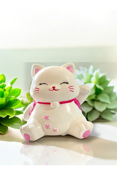 Home Dekoratif Şirin Kedi Kalemlik