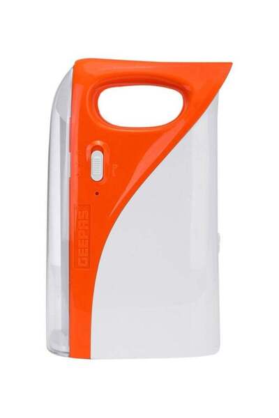 Geepas Rechargeable LED Emergency Light White/Orange 29cm