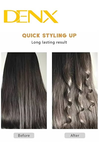 Denx Curly Hair Styling and Curling Device Hair Curling Iron With 5 Temperature Settings DX1346