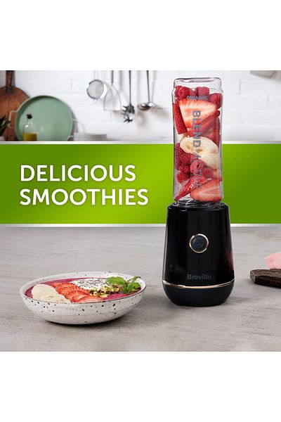 Breville Blend Active Personal Blender Black & Gold VBL251