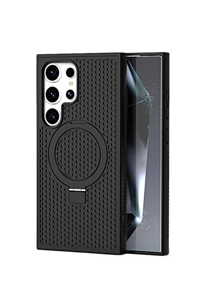 REDz Accessories Carcasă Thermo Ring MagSafe, perforații, compatibilă cu Sams...