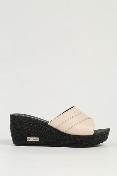 Pierre Cardin Cream Women's Slippers Pc-7479