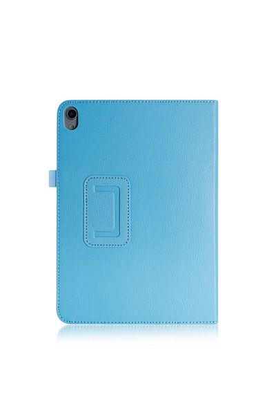 REDz Accessories Case for iPad Pro 11 (2018), blue, eco-leather, with stand, Litchi texture