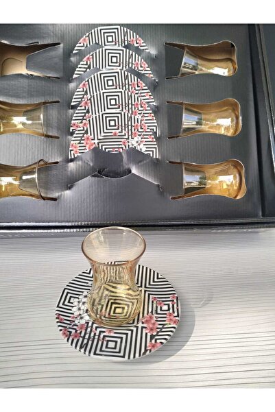 kurt41 Lüx Çay Seti 12 parça Çay Bardağı Takımı