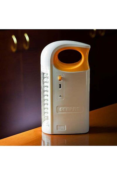 Geepas High Power 3D Emergency Lantern, Lead-Acid Battery, 33 PCS 2835SMD LED