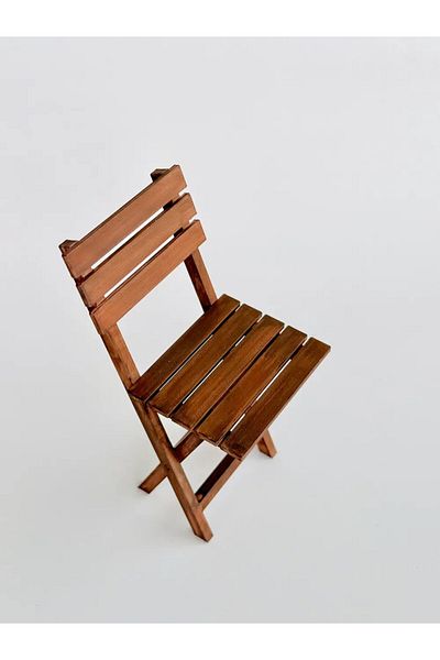 CharmFancy 1/12 Scale Outdoor Chair Miniature Diorama Ware Accessory