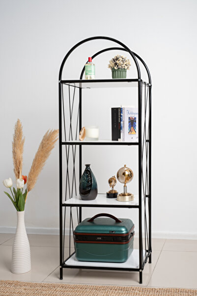 Fec Reklam Demeter Dekoratif Raf Mobilya Kitaplık Dekoratif Metal Mobilya Siy...