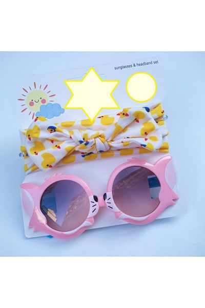 Superbaby Set bentita si ochelari de soare - Peepers