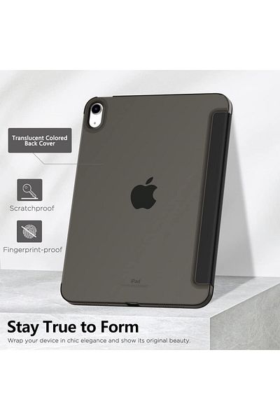 REDz Accessories Flip Protective Case For Ipad Mini 6/7, Book Model, Black