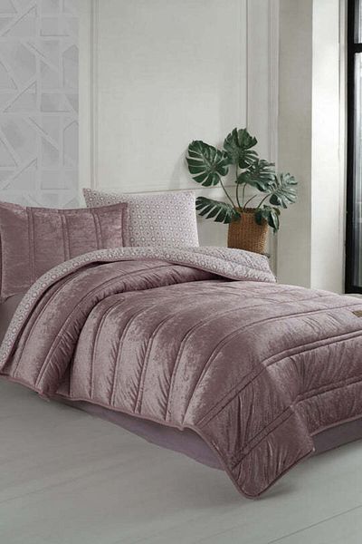 Elart Fancy Bedspread Single (180X230 cm) Dried Rose