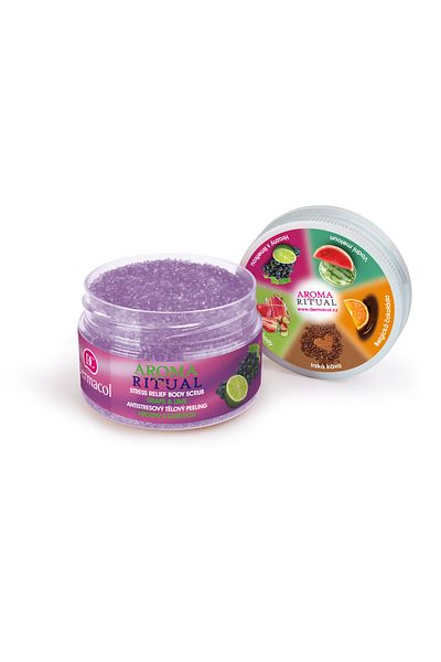 Dermacol Aroma Ritual Stress Relief Body Scrub - Grape and Lime