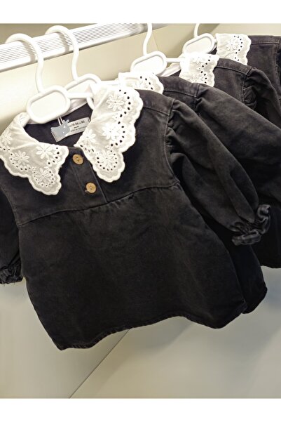 BLOOM KIDS STORE denim elbise
