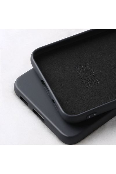REDz Accessories Soft Touch Case, Shockproof, Compatible With Samsung S22 Ultra, Liquid Silicone, X-level, Black