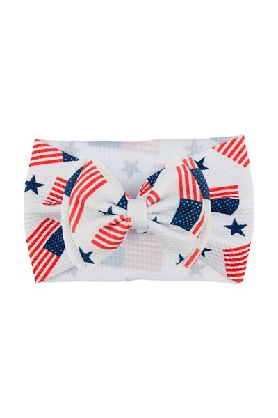 Superbaby Bentita lata cu funda si imprimeu - Model 19