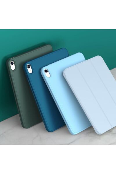 REDz Accessories Θήκη βιβλίου με βάση για στυλό για Apple iPad Mini 6/7, Πλήρης προστασία, πτυσσόμενη, ανοιχτό μπλε