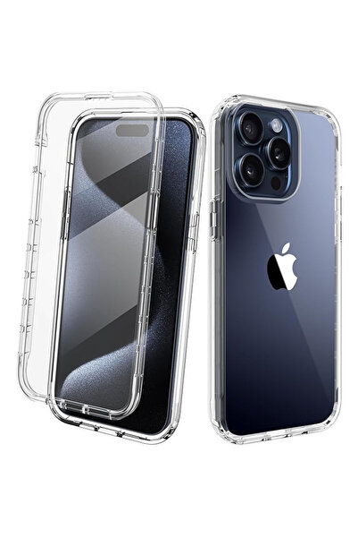 REDz Accessories Θήκη 360 μοιρών, προστασία 2 σε 1, Συμβατή με iPhone 15 Pro,...