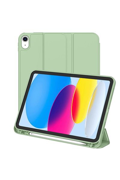 REDz Accessories Book Case with Pen Holder for Apple iPad Air 10.9" and iPad Air 11", Foldable, Mint Green