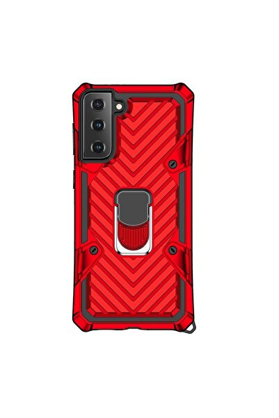 REDz Accessories Carcasă compatibilă cu Samsung S21 Plus, cu inel rotativ, mo...
