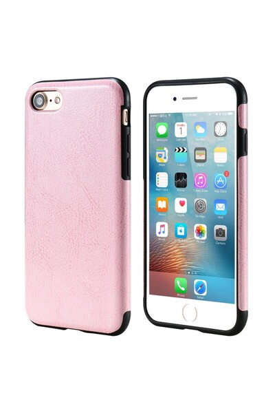 REDz Accessories Carcasă compatibilă cu iPhone 8 / 7, roz, material TPU și pi...