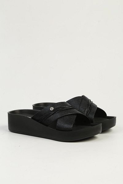 Pierre Cardin Black Women's Slippers Pc-7490