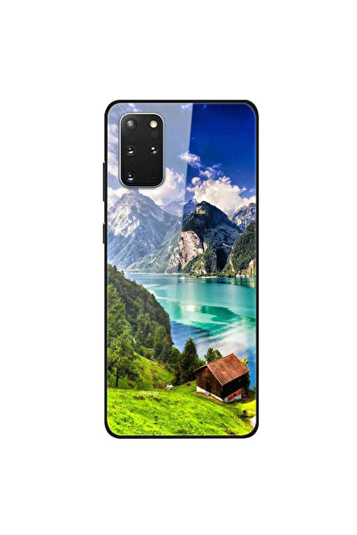 REDz Accessories Carcasă compatibilă cu Samsung S20 Plus model Glass Mountain...