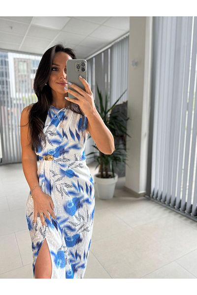 caddstore Rochia mea jacquard cu broșă Saks 3736