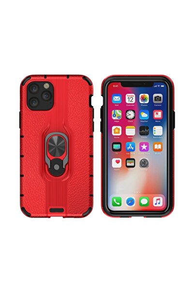 REDz Accessories Προστατευτική θήκη με δακτύλιο, συμβατή με iPhone 11 Pro, κό...