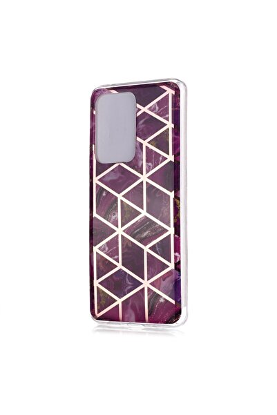 REDz Accessories Carcasă compatibilă cu Samsung S20 Ultra / S20 Ultra 5G, multicoloră, model Placare Marble Purple