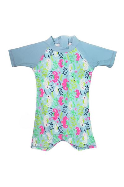 Banz Costume de baie / Înot pentru bebeluși și copii, Protecție solară UPF50+, Căluț de mare, 18 luni