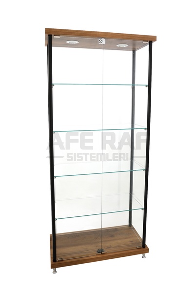 AFE DEKOR Kurulu Teslimat, 30*70*175,camlı Dolap, Camlı Vitrin, Teşhir Koleks...