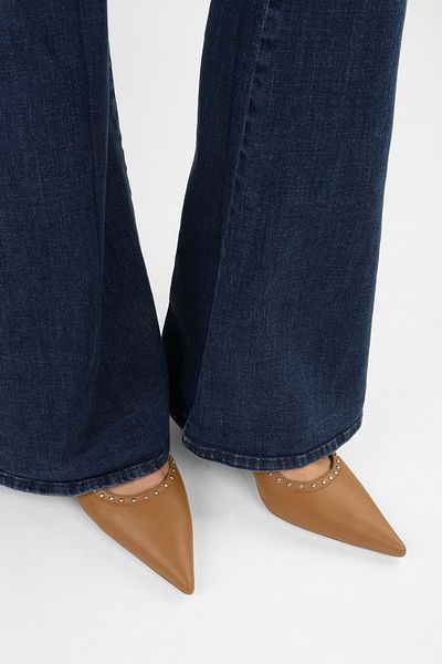 Shoeberry Women's Nina Tan Skin Troc Stiletto