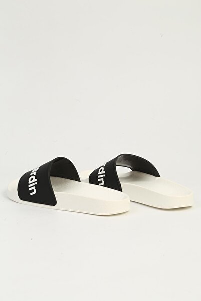 Pierre Cardin White Black Women's Slippers Pc-7436