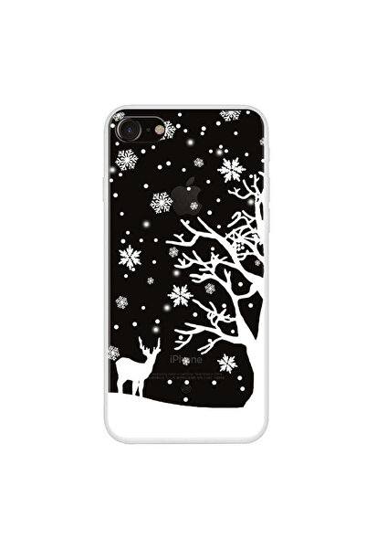 REDz Accessories Carcasă de Crăciun compatibilă cu iPhone 7/8/SE2, model Renu...