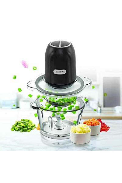 rebune Electric Vegetable and Meat Chopper 2L 350W