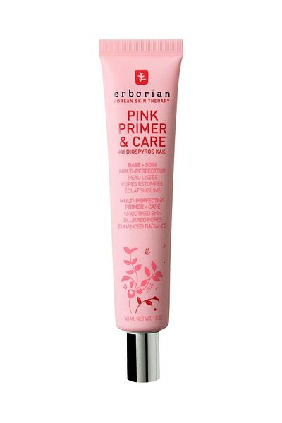 erborian Pink Primer & Care - Hydrating & Perfecting Skin Primer with Diospyros Kaki, 45ml