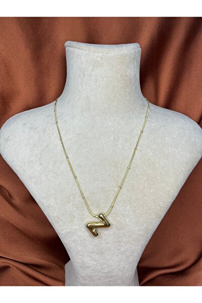 Fam&Co Jewelry Altın Renk Balon Harf Kolye – Z Harfi, Şık ve Minimal Tasarım