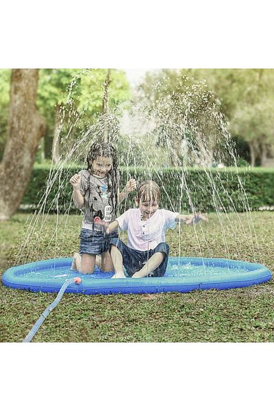 zola Inflatable mat with sprinklers, marine model, PVC, 165 cm