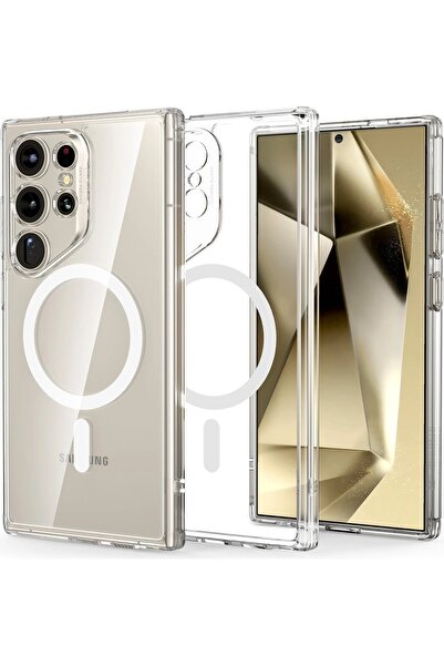 ESR Samsung S24 Ultra Kılıf Halolock Magsafe Classic Hybrid Silikon - Şeffaf