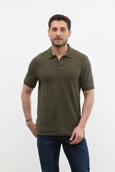 MARKAPIA Ανδρικό μπλουζάκι Polo Neck 100% βαμβάκι