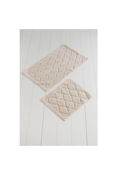 Chilai Home Set 2 covorase baie bumbac, Alessia Home, Dante - Beige