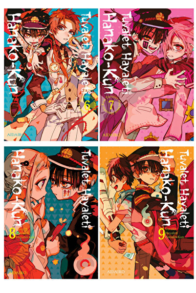 Gerekli Şeyler Yayıncılık Tuvalet Hayaleti Hanako-Kun 6-7-8-9 Manga Seti (4 K...