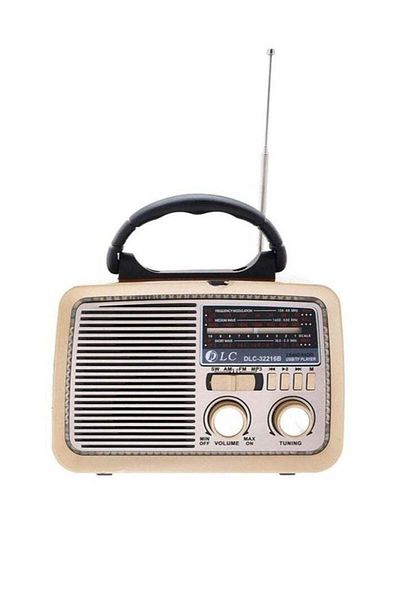 DLC Portable Radio Brown/Black/Gold